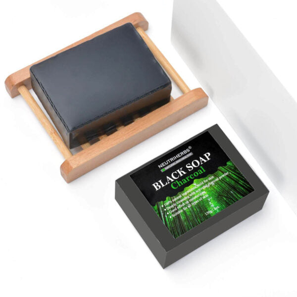 Charcoal Black Soap For Acne and Blackheads