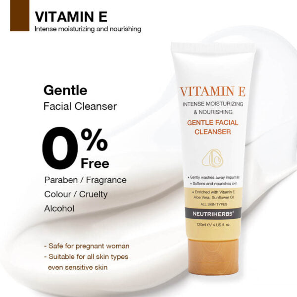 Vitamin E Gentle Facial Cleanser